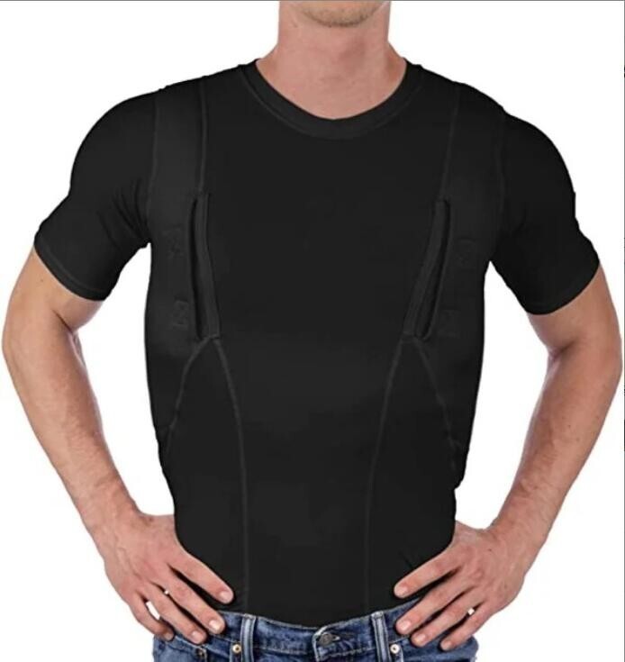Explosive Man's T-shirt Concealed Hidden Holster Tactical Invisible Carry Tops gallery