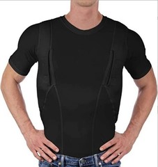 Explosive Man’s T-shirt Concealed Hidden Holster Tactical Invisible Carry Tops