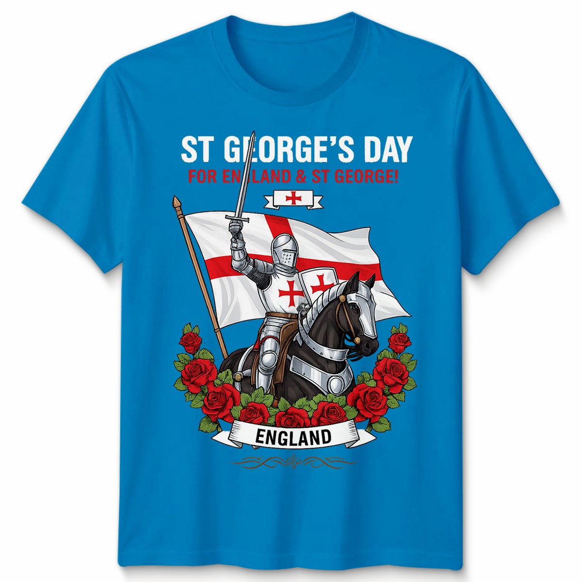 St Georges Day Outfit Idea Unisex Knight Horse Saint George Tshirt gallery
