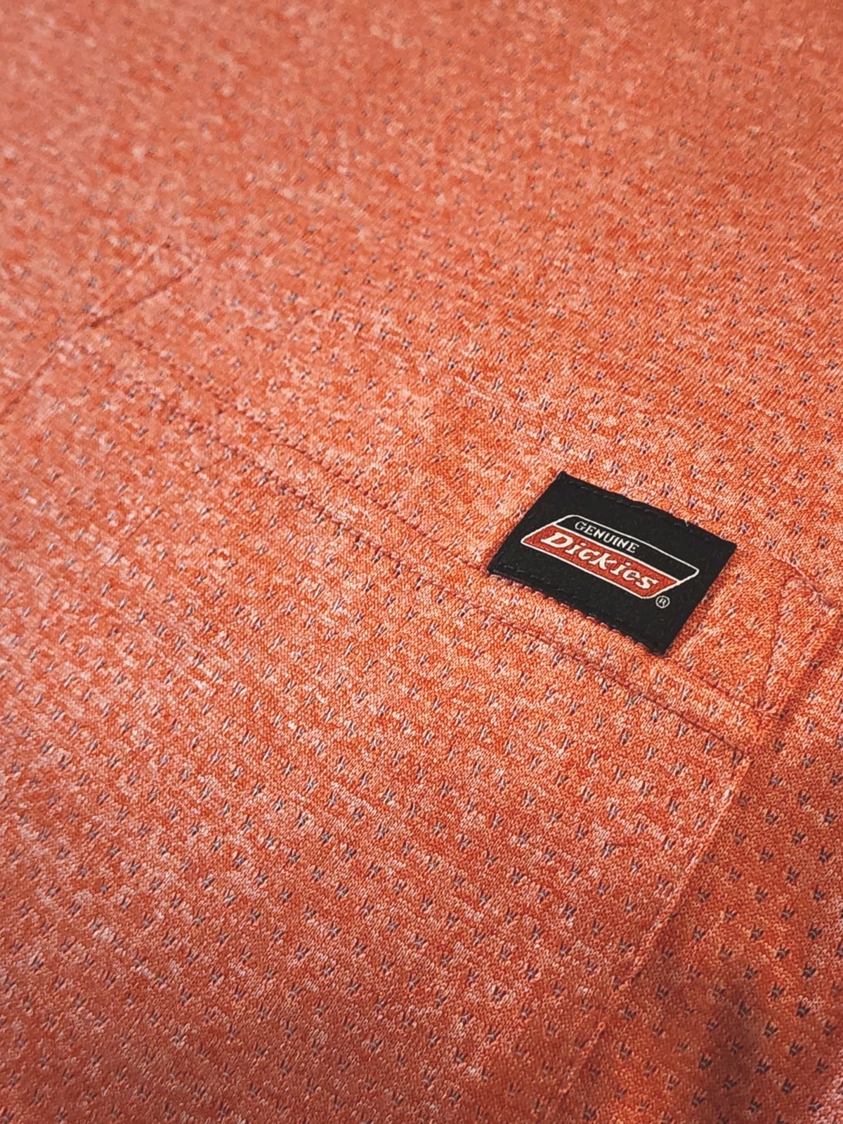 Dickies Men's T-Shirt, Size XL, Orange, Breathable, Short Sleeve, Easy Care gallery