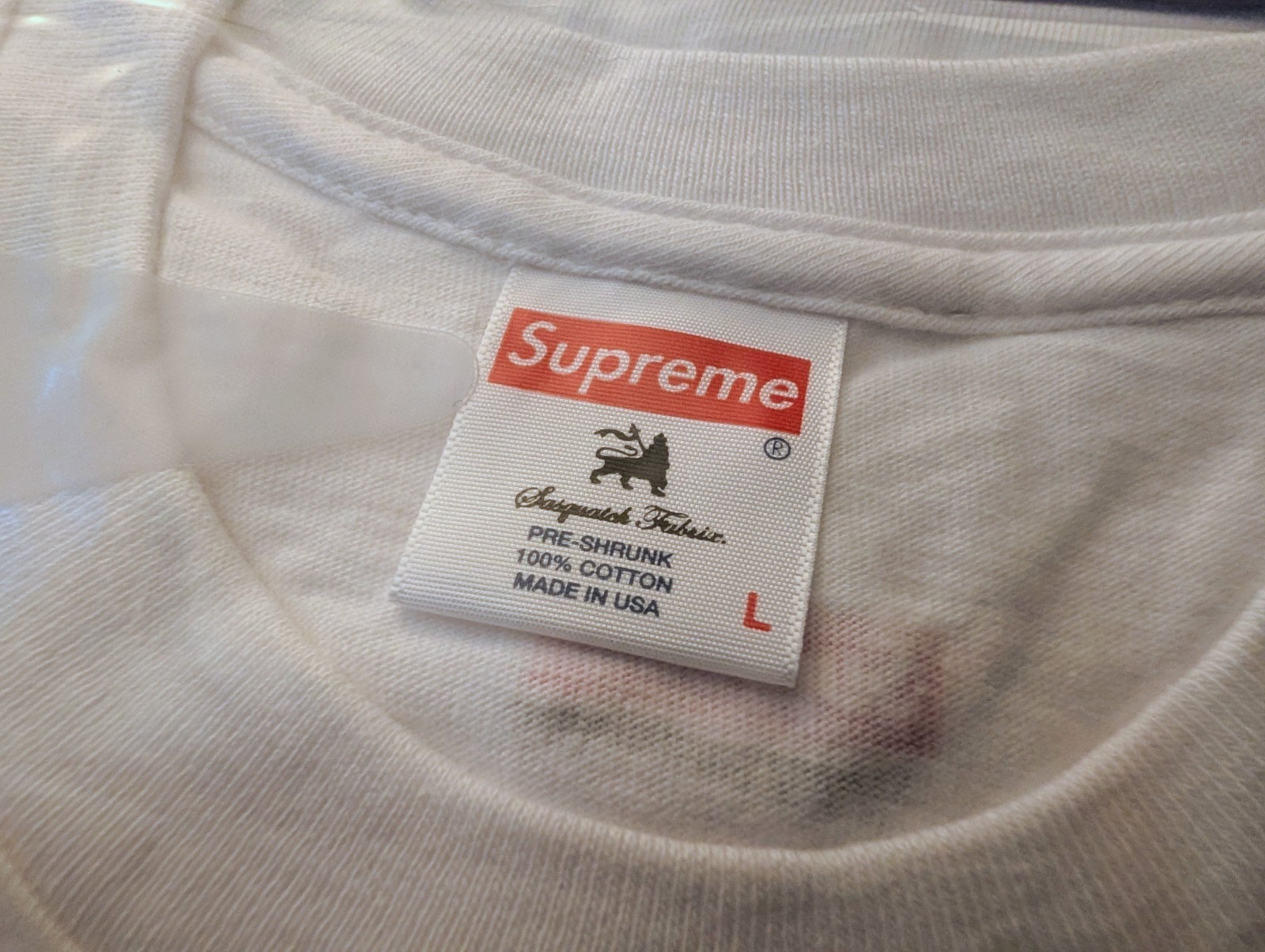 Supreme x Sasquatchfabrix SS16 Goldfish Tee White L gallery