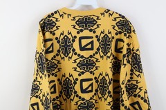 Deadstock Vtg 90s Marithe Francois Girbaud Mens 2XL Geometric Baggy Fit T-Shirt