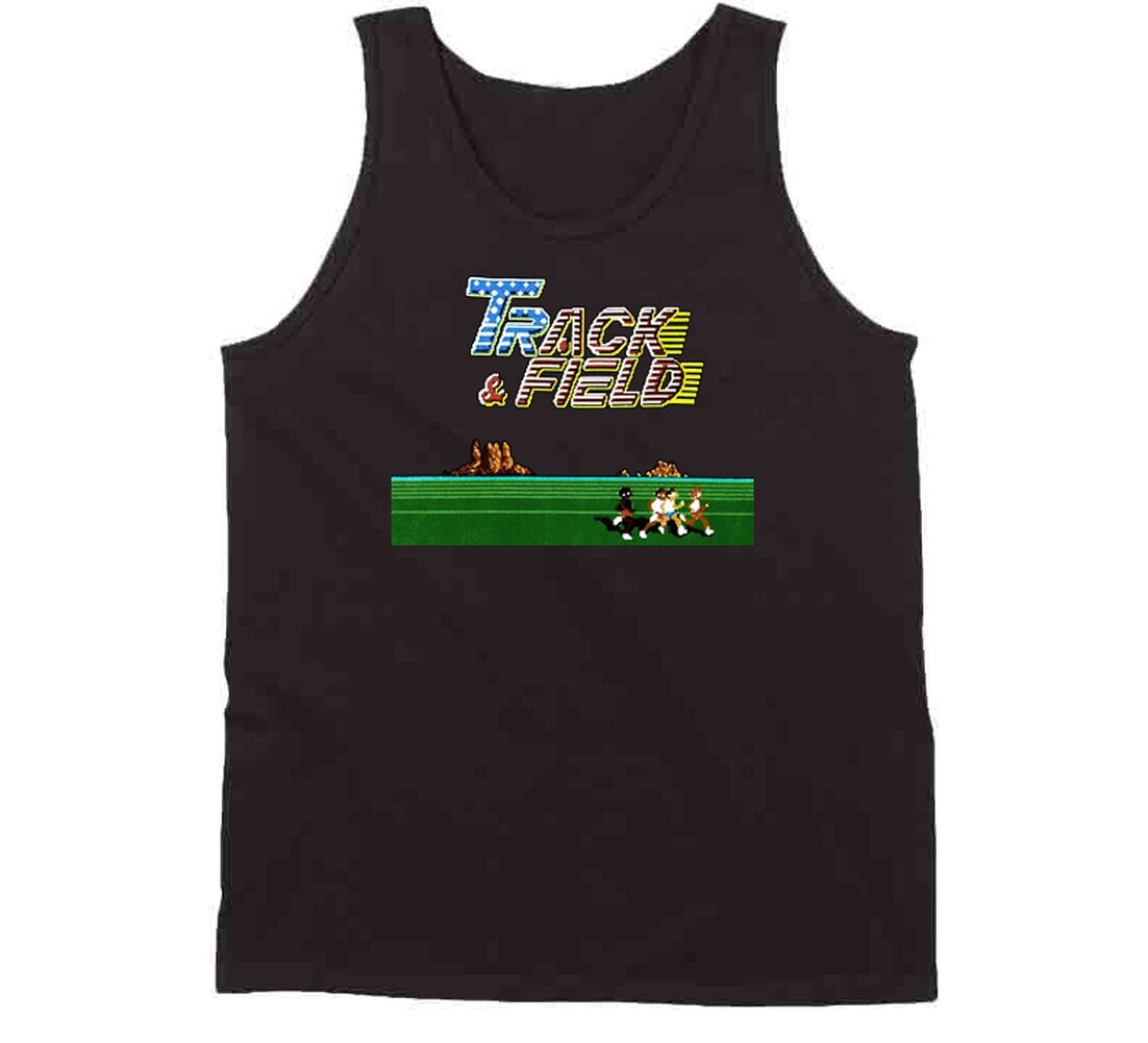 Track And Field Retro Video Arcade Game T Shirt gallery