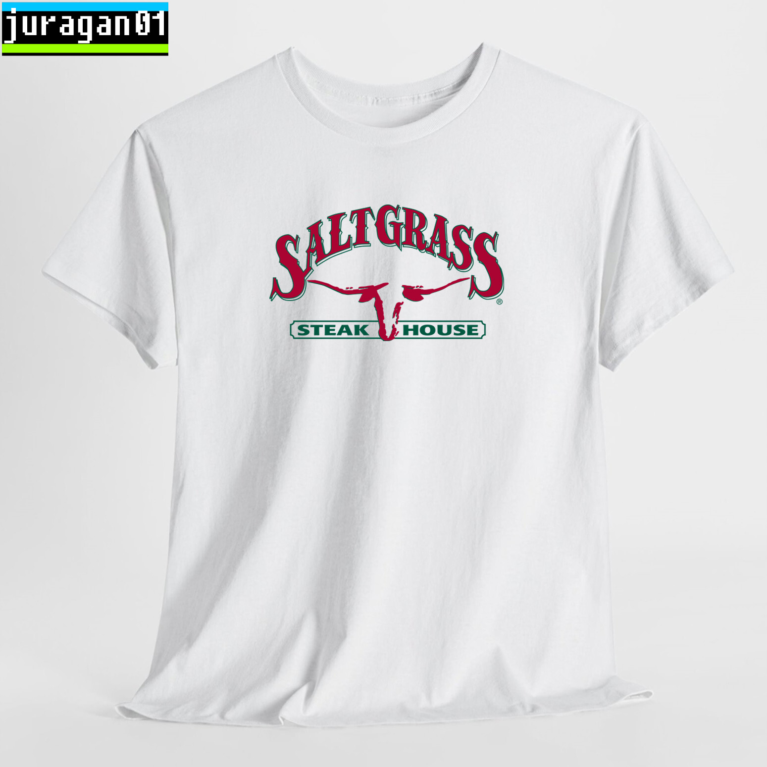 Saltgrass Steak House Logo Black/Navy/Sport Grey/White/Choco T-Shirt S-5XL gallery