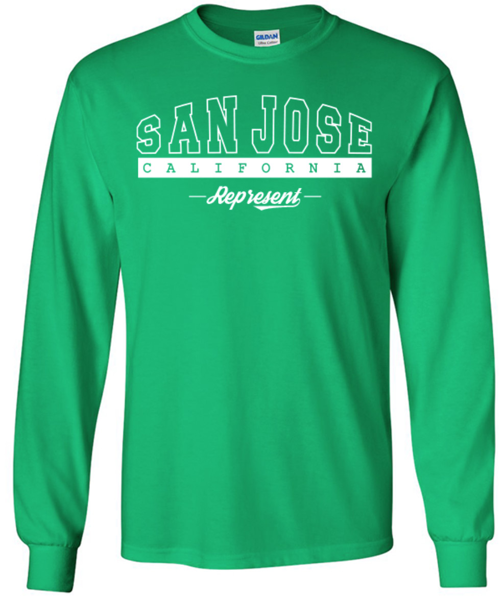 San Jose California State T-Shirt Long Sleeve Graphic Tees Unisex Apparel gallery