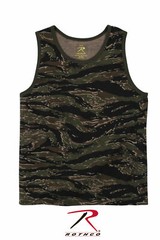 Camo and Solid Tank Tops Tactical Military Sleeveless Army Quality ROTHCO OR FOX