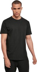 Build Your Brand Basic Round Neck Tee BB010 – Ribbed Crew Neck