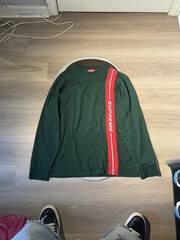 Supreme 2018 FW Vertical Stripe Long Sleeve T-Shirt