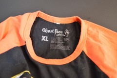 XL Fright-Rags Scream GhostFace Ghost Face Vintage Halloween Baseball Tee Horror