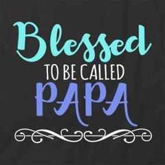 BLESSED CALLED PAPA TShirt Tee Short-Sleeved Cotton CLOTHING HOLIDAY S1BCA236