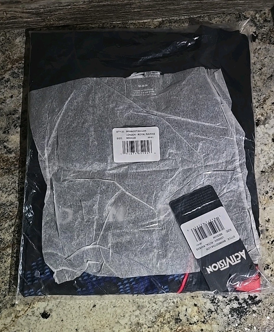 Outerstuff Call of Duty Mens Medium London Royal Ravens Short Sleeve Away Jersey gallery