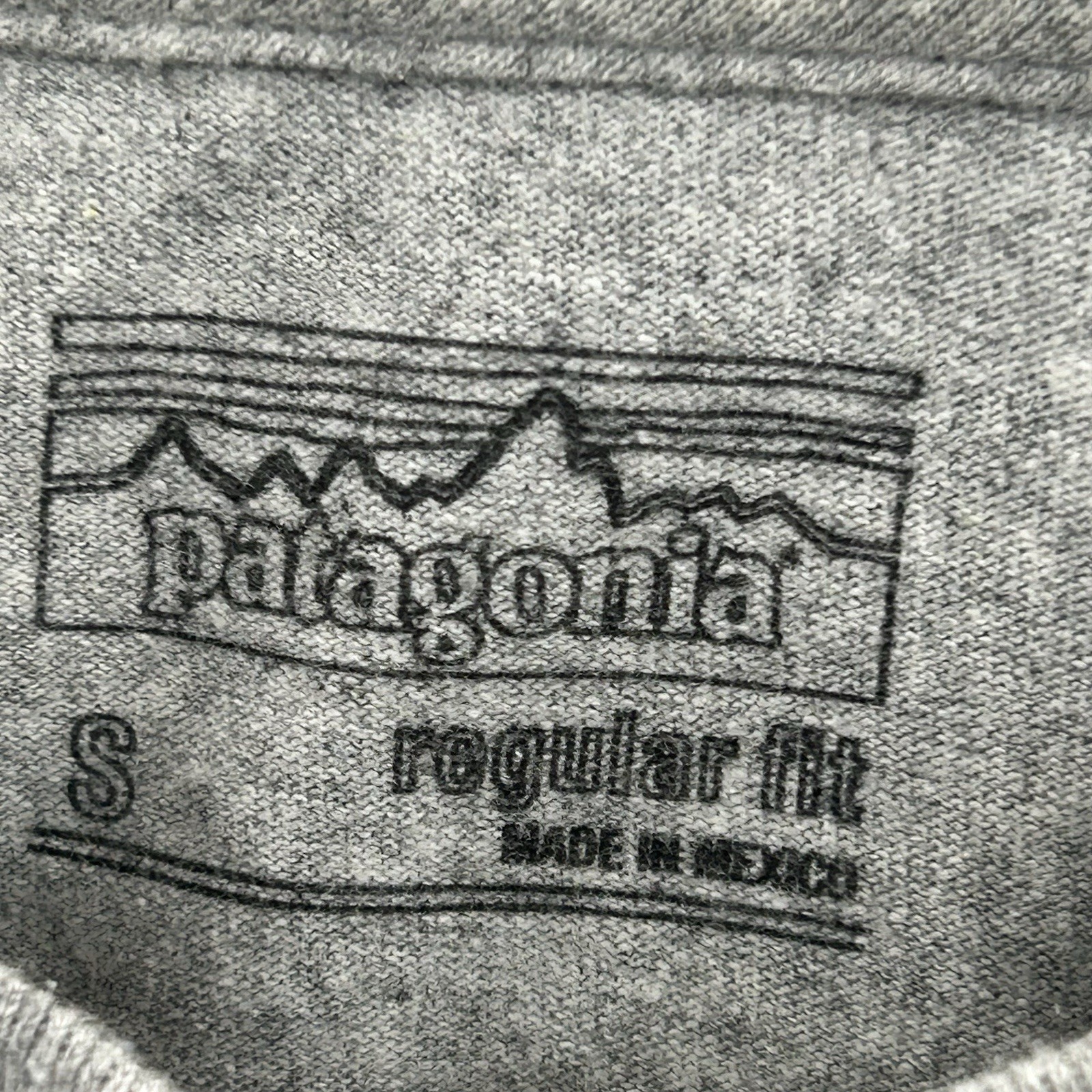 Patagonia Shirt Mens Small Gray Outdoor Hiking Live Simply Graphic Tee Adult S gallery