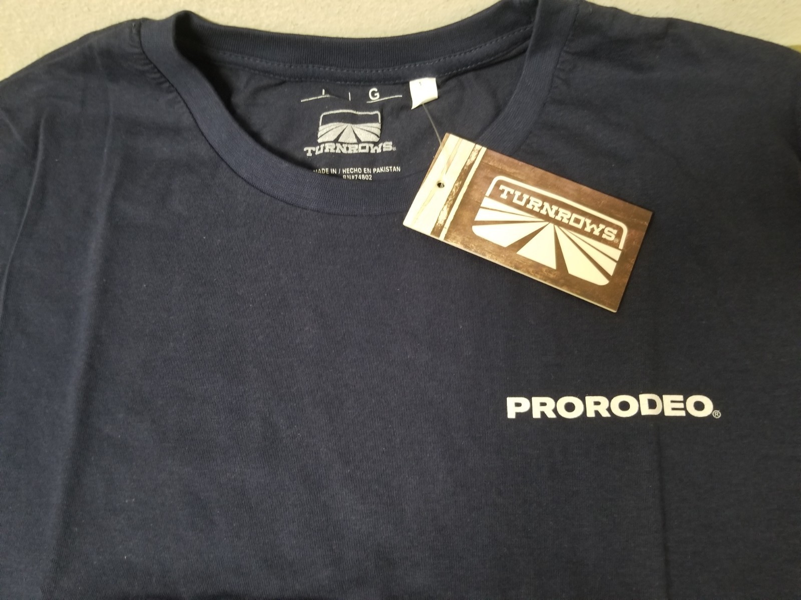 New Pro Rodeo Mens Ride Hard Badge T-Shirt. gallery