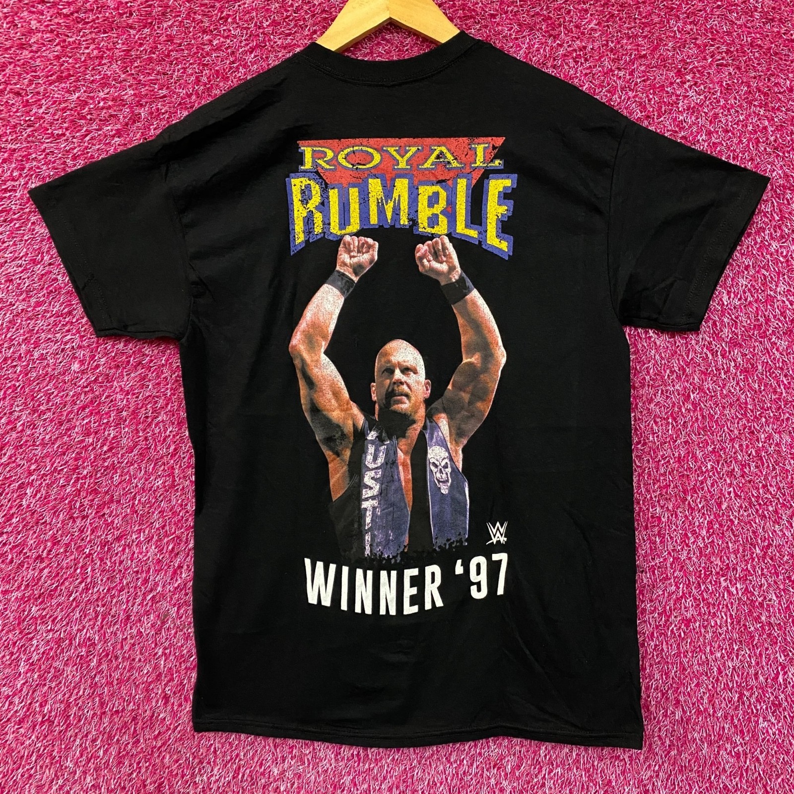 WWE Stone Cold Royal Rumble Winner 97 T-Shirt Medium gallery