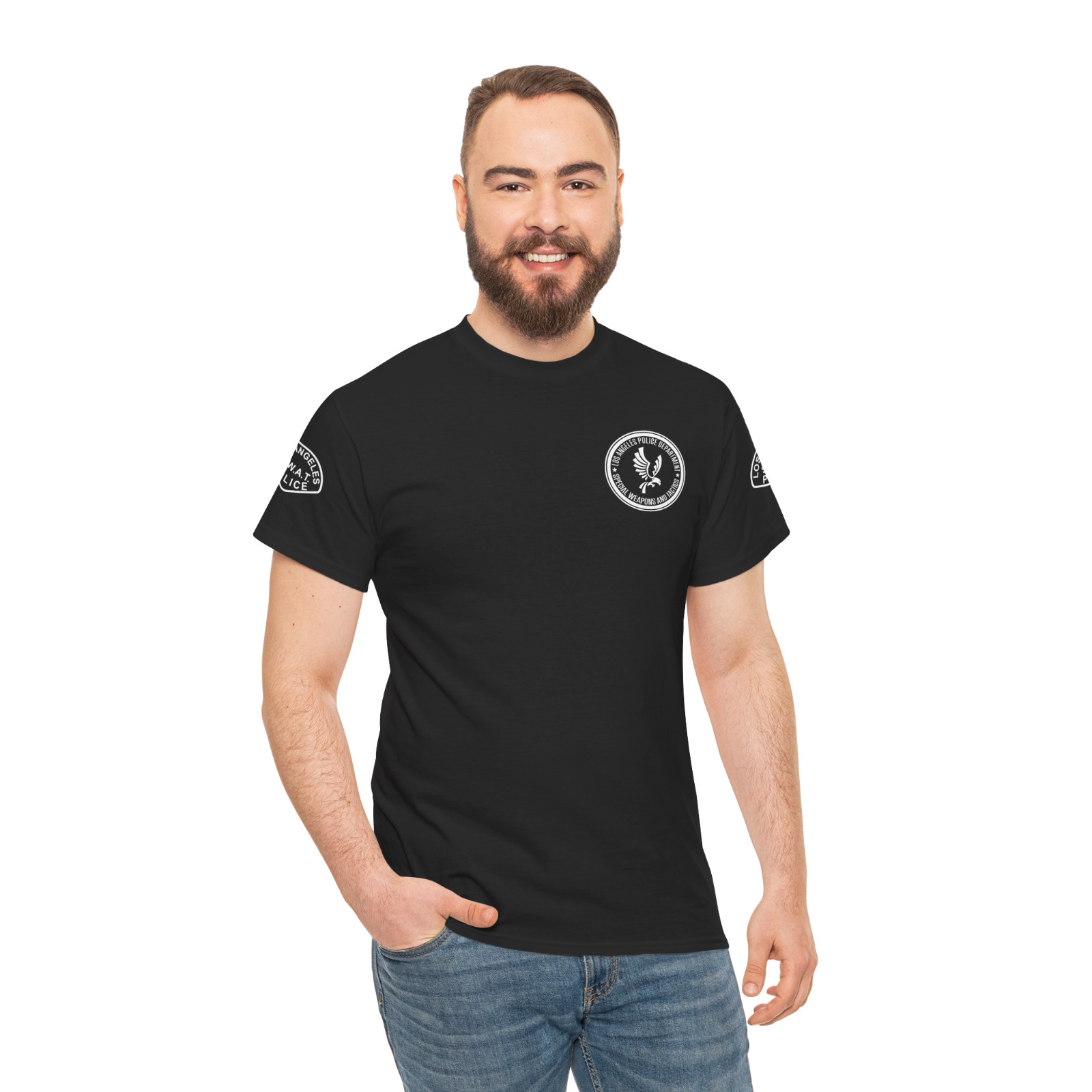 SWAT Reboot LAPD Los Angeles Police Dep TV Series T-Shirt Sleeves gallery
