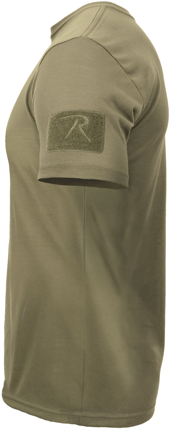 Coyote Brown AR 670-1 US Tactical T-Shirts Athletic Muscle Patch Loop Tee 3 Pack gallery