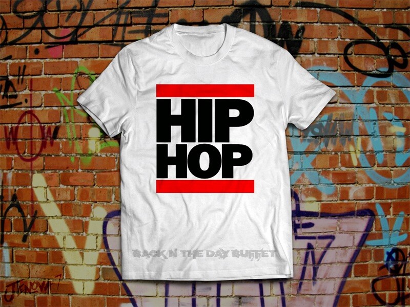 Classic Hip-Hop White Shirt Throwback Size Medium gallery