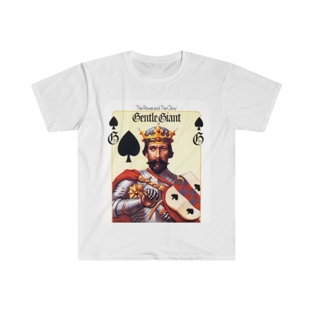 Soft Cotton T-Shirt. Gentle Giant. The Power And The Glory gallery