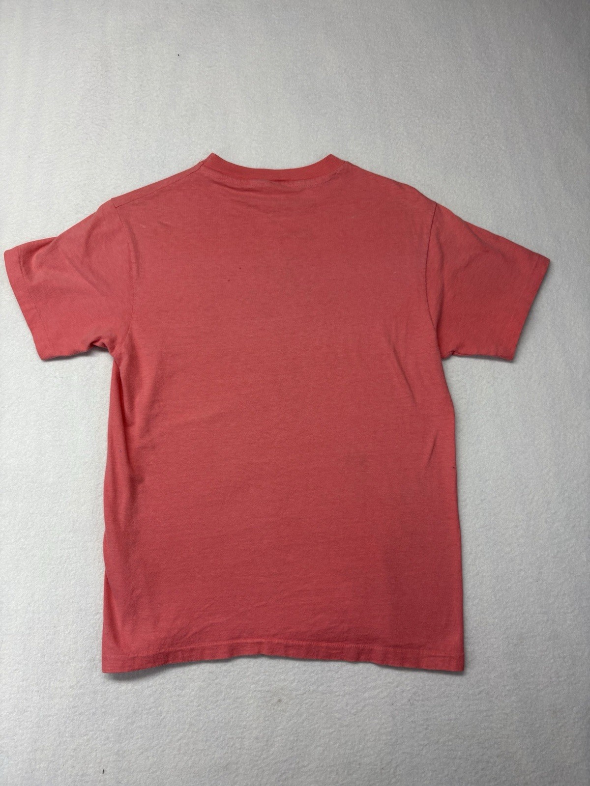 Vintage 80’s Mens T Shirt Size Small Here Kitty Kitty Made In USA Rare Pink gallery