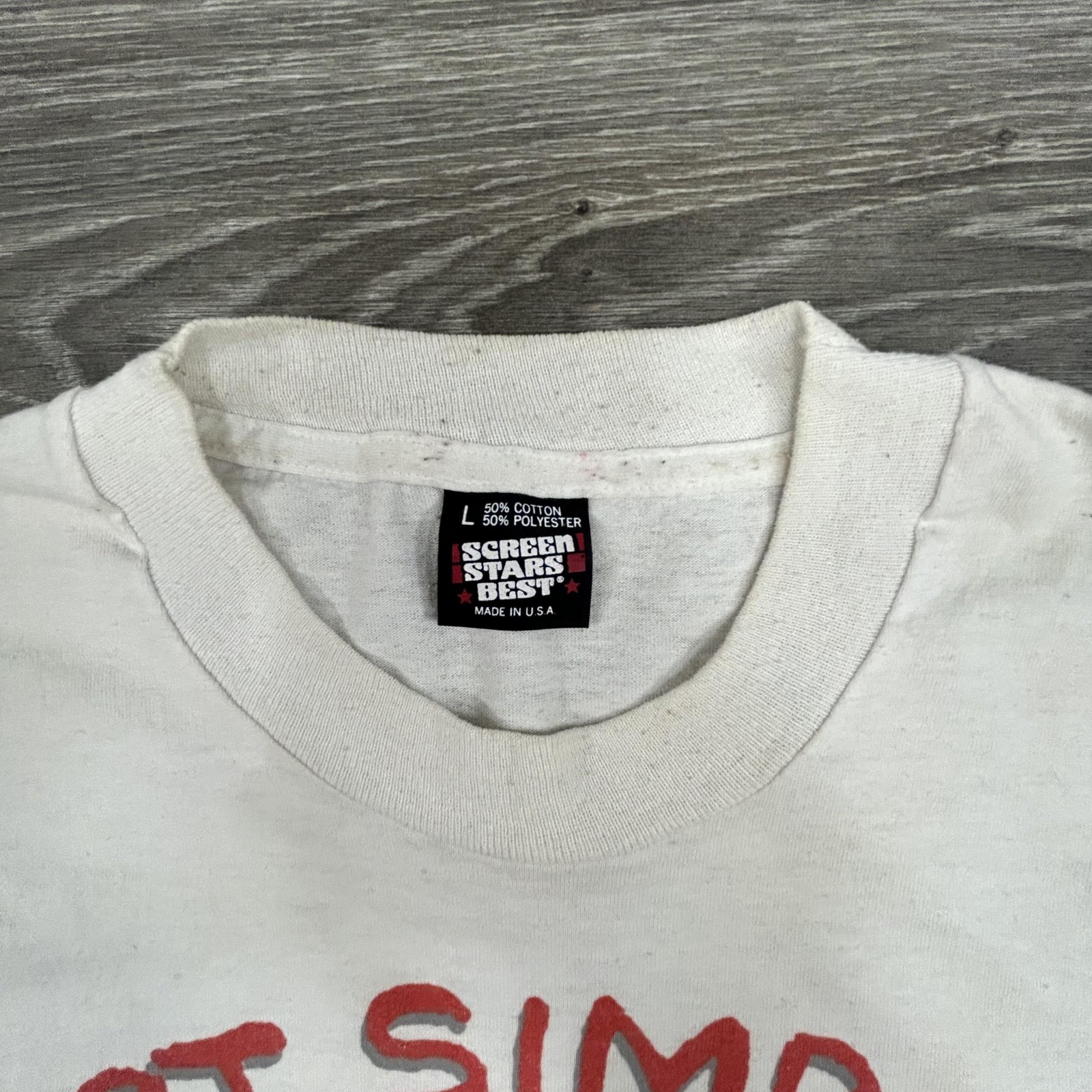 Vintage Bart Simpson Shirt Mens Large White Underachiever Graphic Tee 90s USA gallery