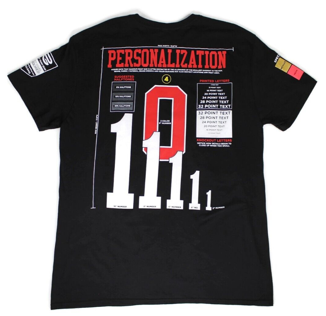 Private Label Space Shuttle Raised Emblems Short Sleeve Black T-Shirt Men's Sz L gallery