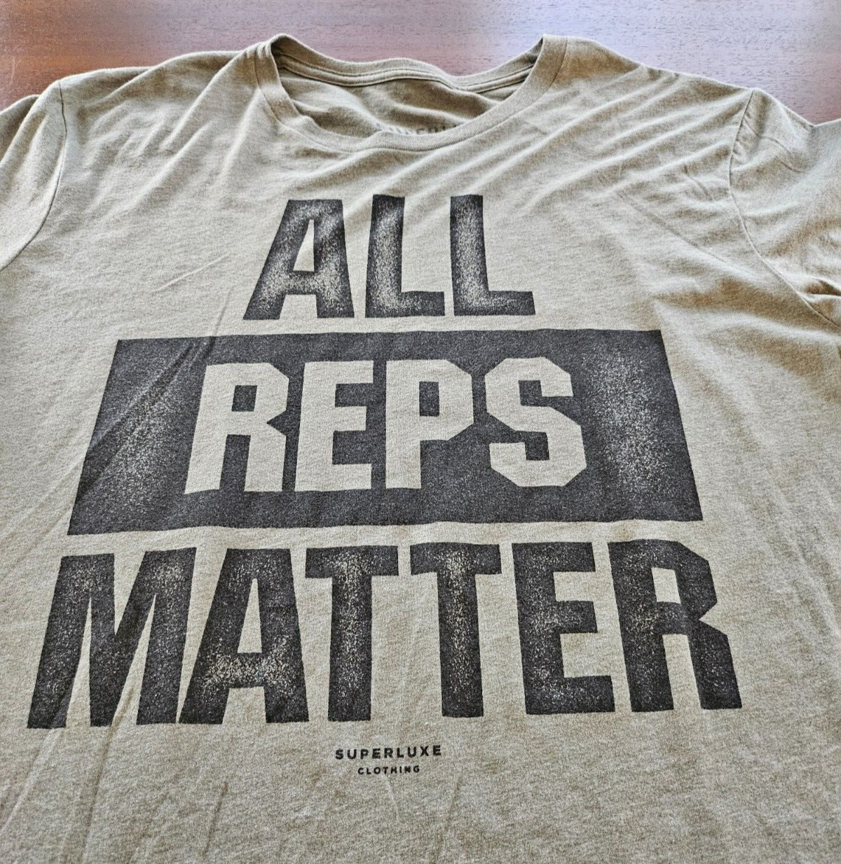 All Reps Matter Superluxe Shirt Funny Workout Gym Muscle Exercise Gifts Him XL gallery