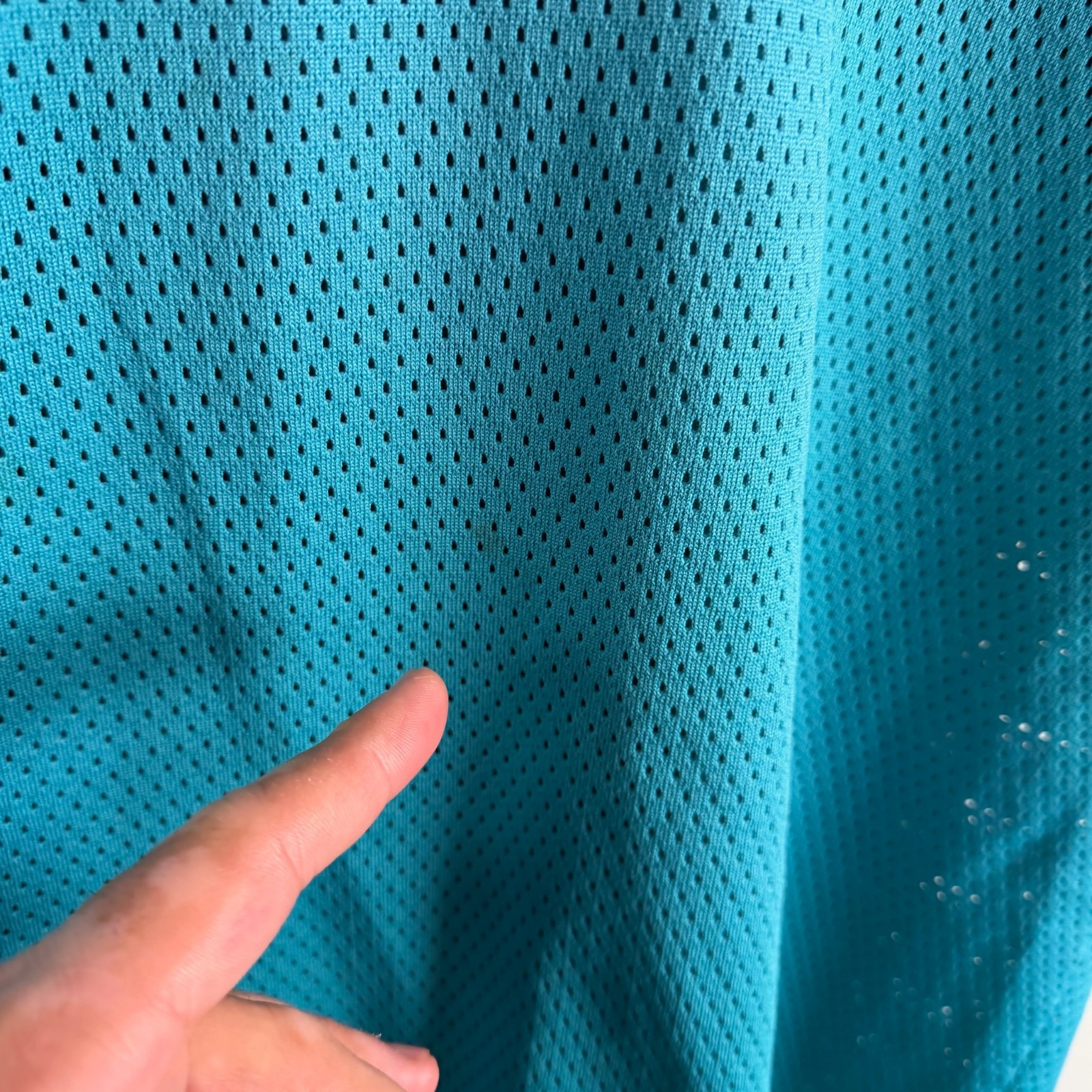 CCM Teal Green Short Sleeve Jersey Adult XL Vintage Light Marks Blank 90s Unique gallery
