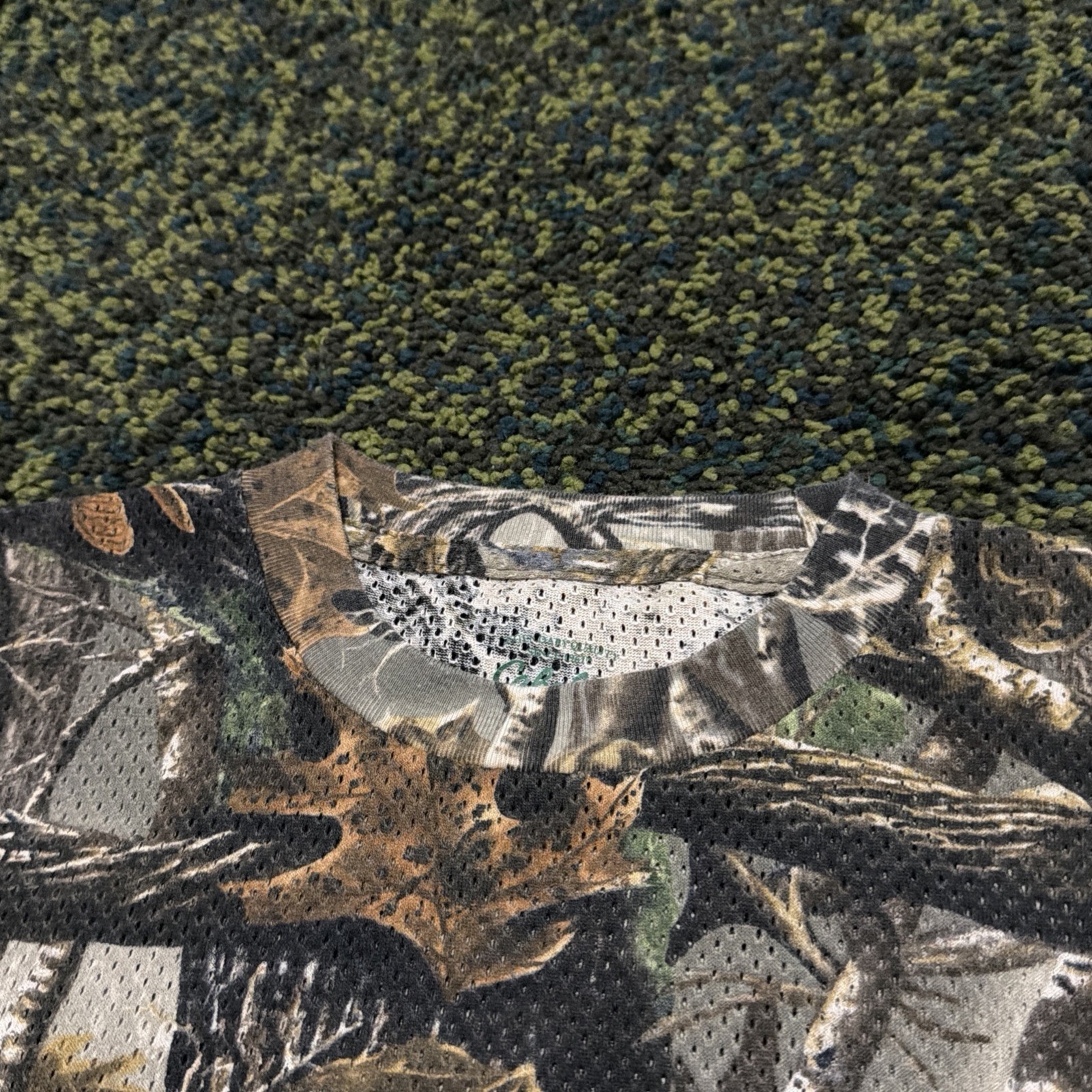 Cabelas Camo Hunting Boxy Cut Bottom T Shirt Mens Size Large Regular gallery
