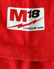 Milwaukee Tools XL Red T-shirt “Nothing But Heavy Duty ” Short Sleeve M12 M18