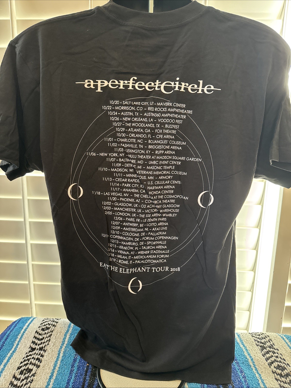 A Perfect Circle Eat The Elephant Large L Official 2018 Tour Shirt Tool New gallery