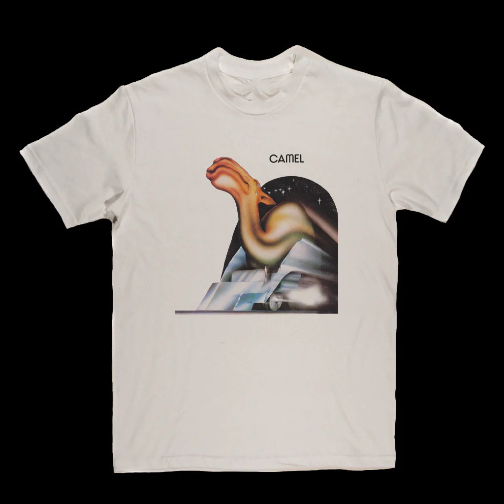 Camel Band First Album Heavy Cotton White All Size Shirt Full Size EN129