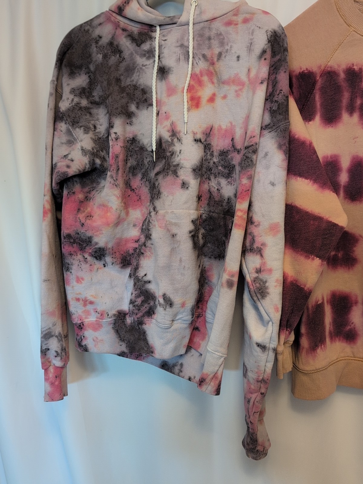 2 M colorful tie dye long sleeves: 1 ease of motion shirt 1 hanes hoodie gallery