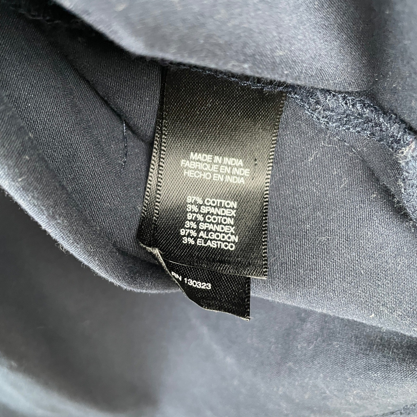 Kenneth Cole New York Men Navy Blue Cotton Stretch Crew Neck Chic T-Shirt Size M gallery