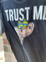 Disney The Jungle Book “Trust Me” Graphic T-Shirt Mens XL See Through
