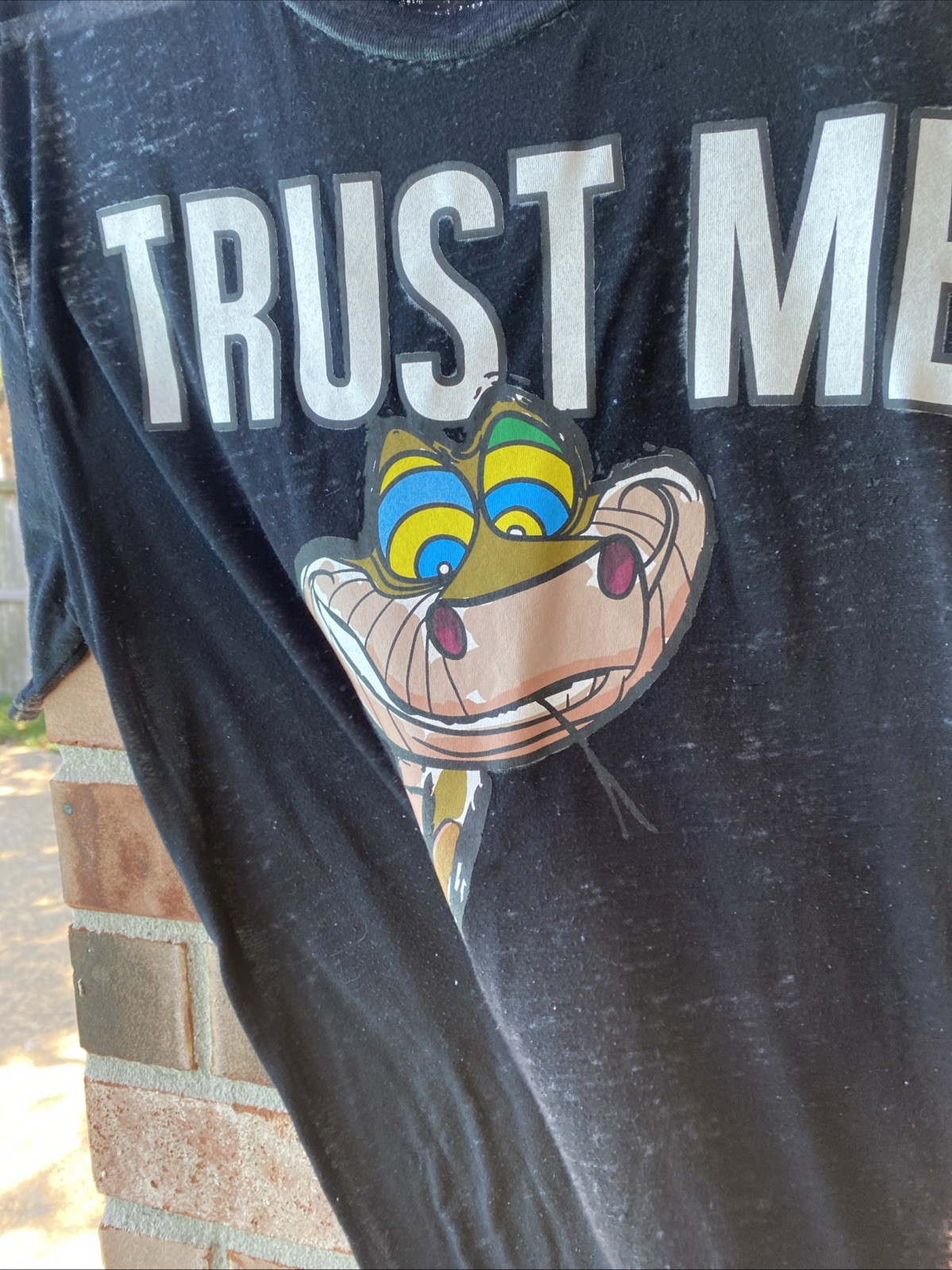 Disney The Jungle Book "Trust Me" Graphic T-Shirt Mens XL See Through gallery