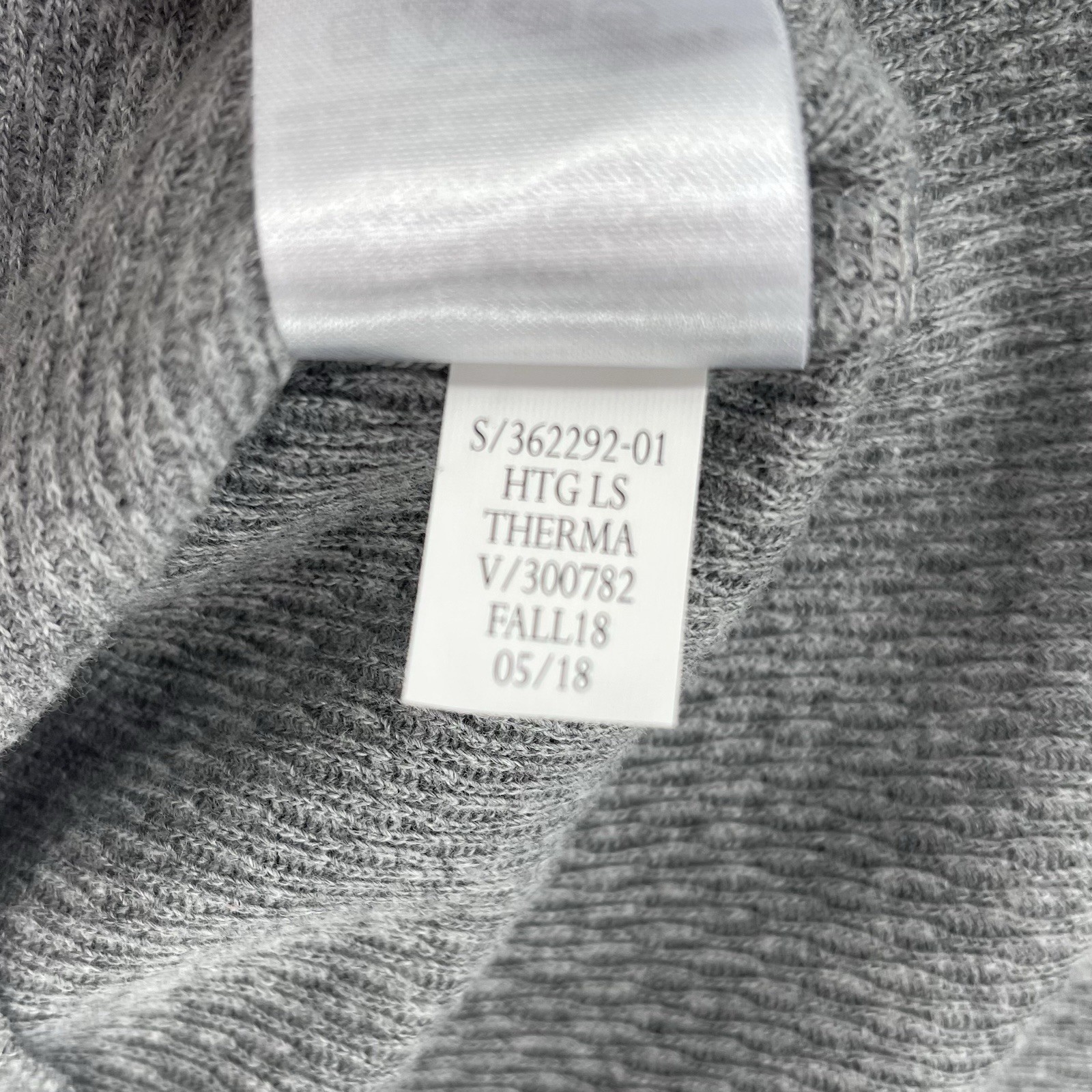 Banana Republic Henley Shirt Mens M Gray Heritage Collection Textured Knit gallery