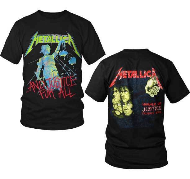 Metallica And Justice For All Heavy Metal Music Rock Band Mens Shirt 50040021