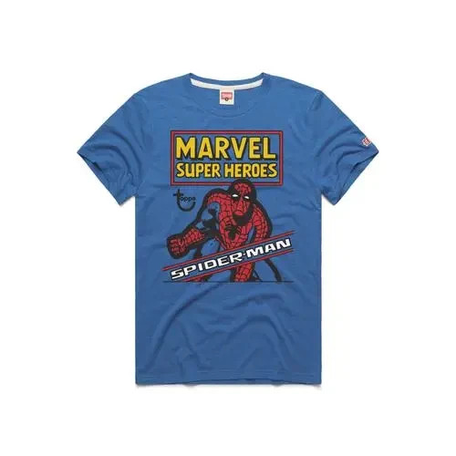 Homage Topps Marvel Spider-Man Blue T-Shirt NEW WITH TAGS!^ gallery