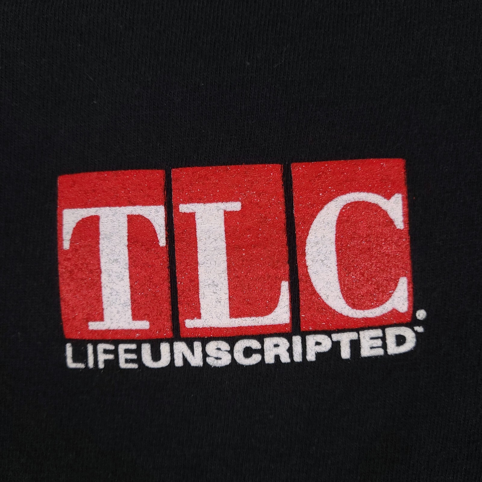 Vintage Discovery Channel TLC Trading Spaces T-Shirt Large Black Short Sleeve gallery