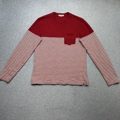 Alex Mill Shirt Small Red Stripe Preppy Style Everyday Casual Cotton Retro Tee
