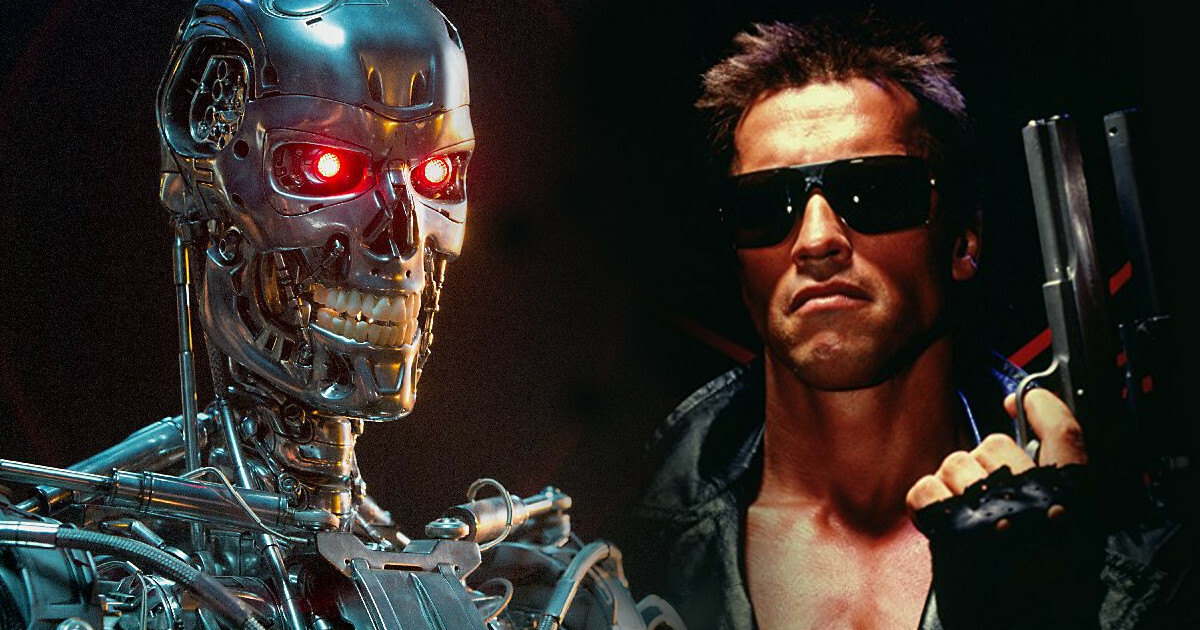 The Terminator Movie End Game T 800 Walking Through Fire Men's T Shirt gallery