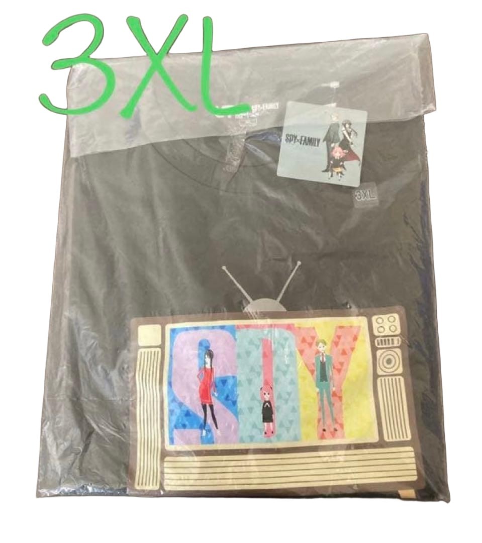 SpyxFamily Uniqlo Collab T-Shirt 2nd Edition Black 3XL