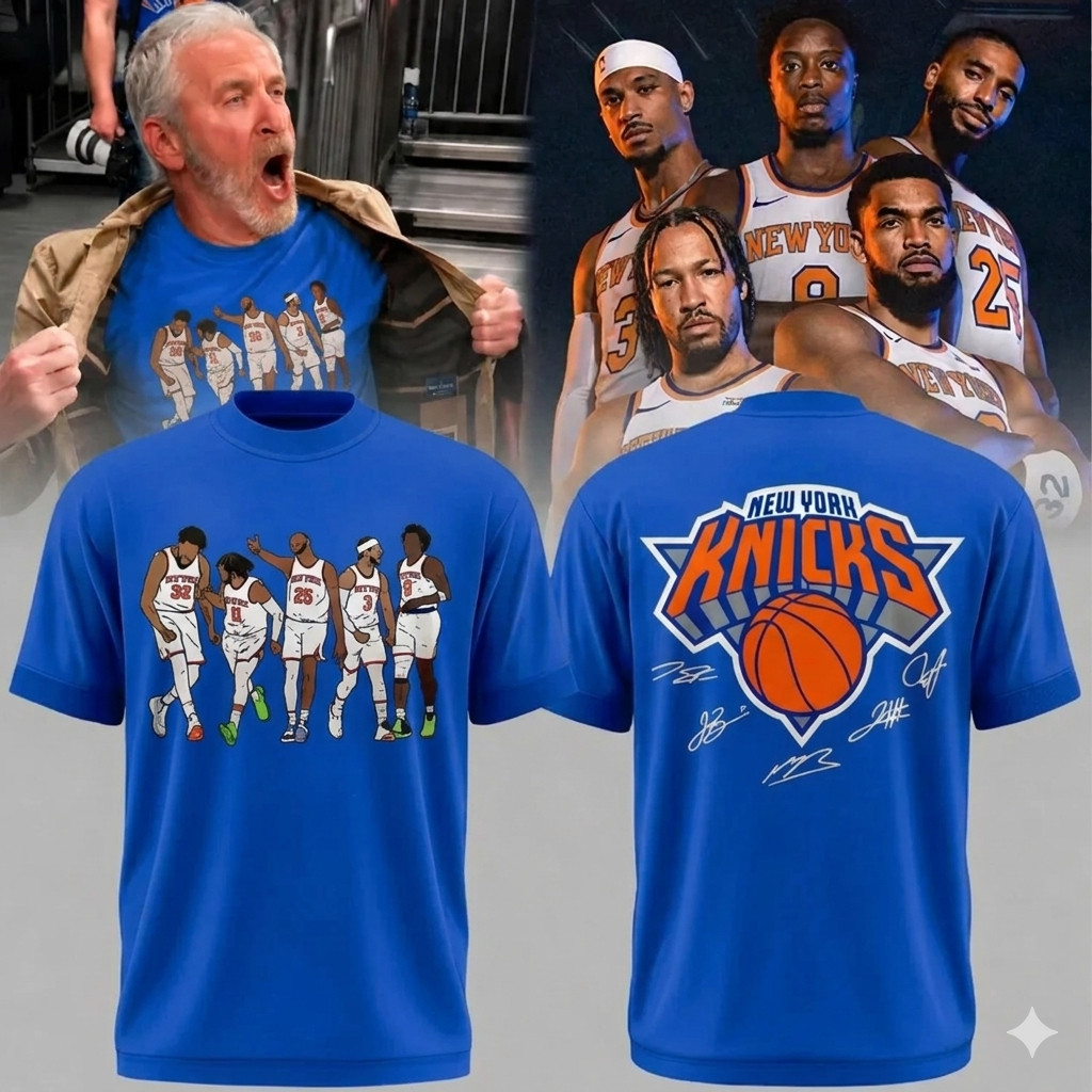 Knicks Brunson Towns Anunoby Bridges Graphic Tee
