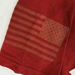 Grunt Style 1776 This We’ll Defend Red Graphic T Shirt USA Flag Men’s Large
