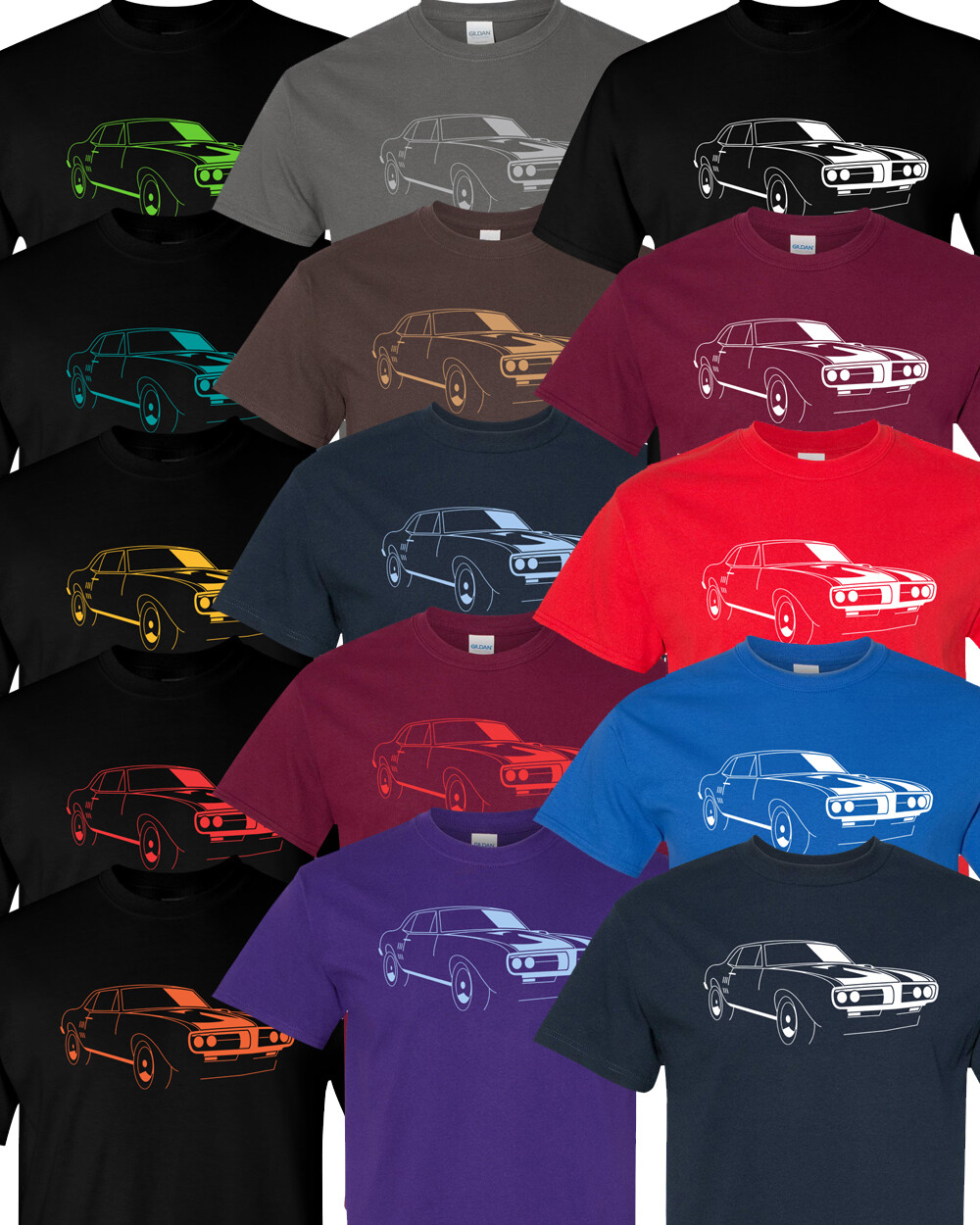 1967 FIREBIRD T-Shirt Multi Colors S-XL Pontiac Free S&H! gallery