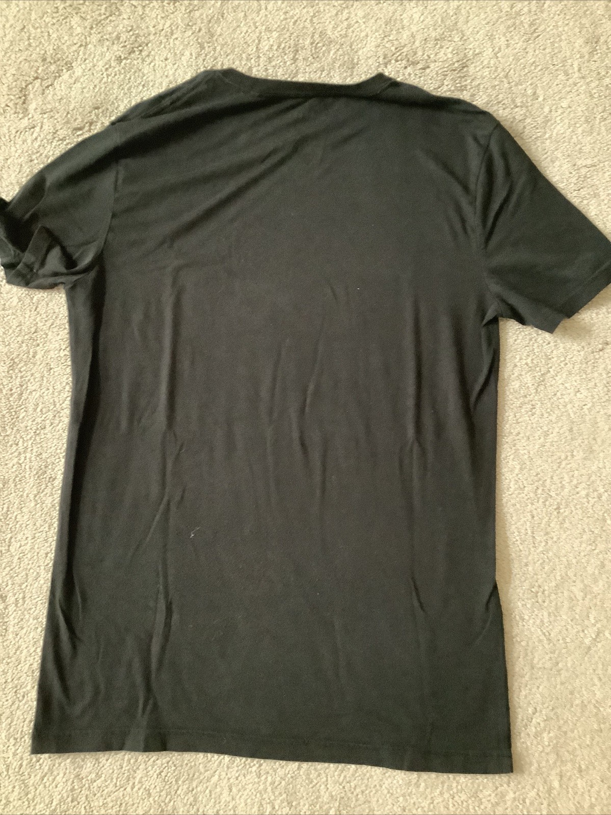 EXPRESS Super Soft Slim Men's Black Crew Neck Short Sleeve T-Shirt Medium M gallery