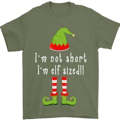 Im Not Short Im Elf Sized Funny Christmas Mens T-Shirt 100% Cotton