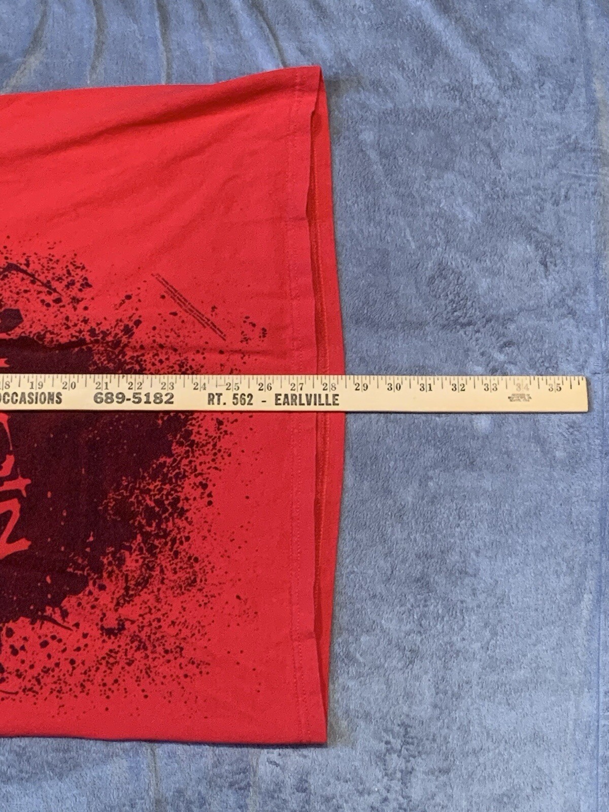 2007 Retro 30 Days Of Night Movie Promo Red Graphic T Shirt Size Large gallery