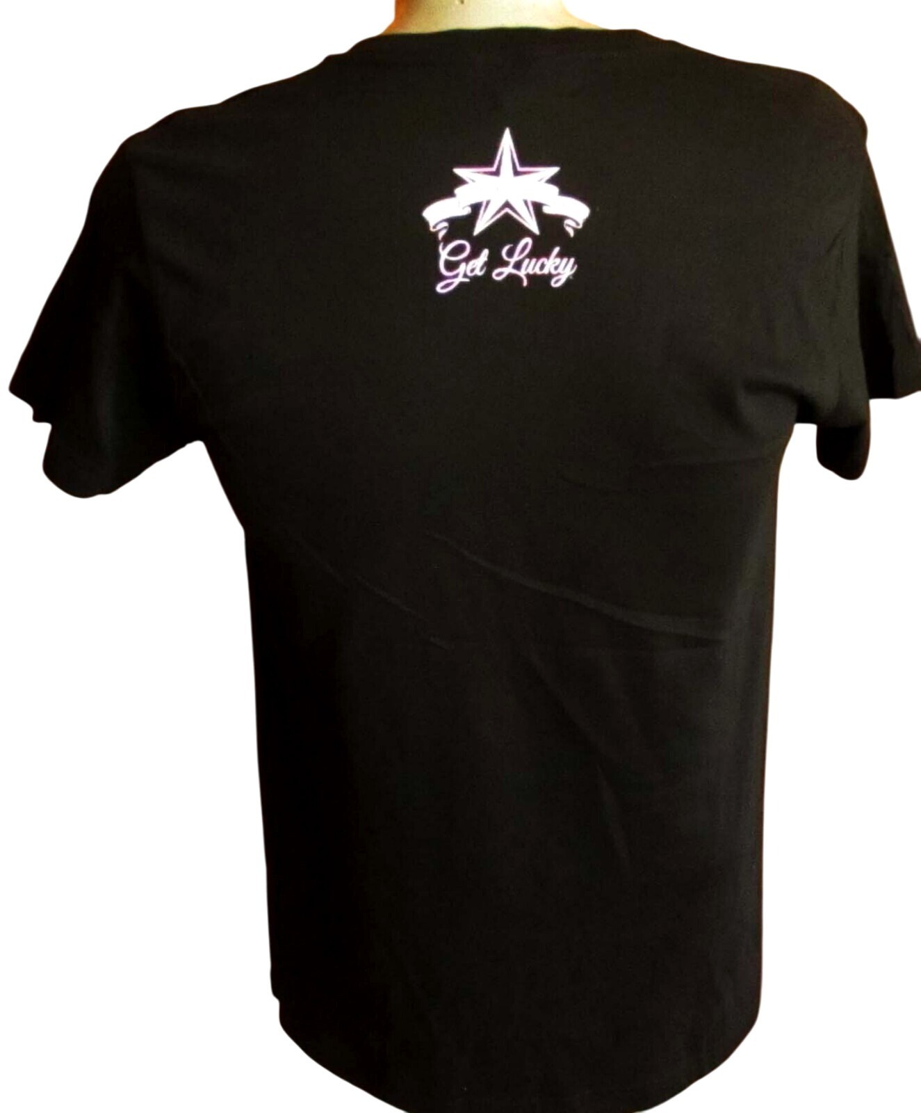 Vintage Y2K T-Shirt M NEW Mens 90s GET LUCKY ROLL DICE HIP HOP Graphic Tee gallery
