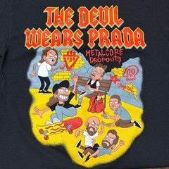 The Devil Wears Prada Metalcore Dropouts Tour Shirt Men’s Medium Black Band Tee